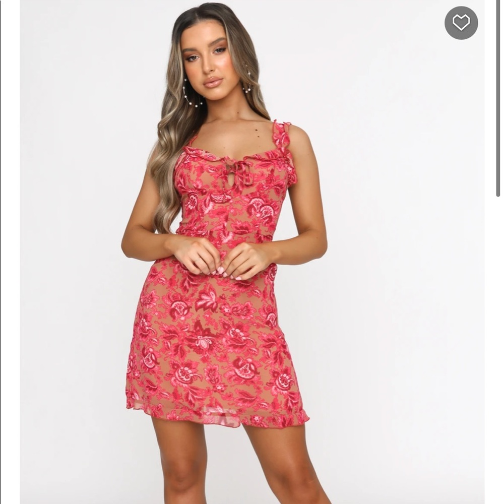 COPY - Good condition pink print mini dress